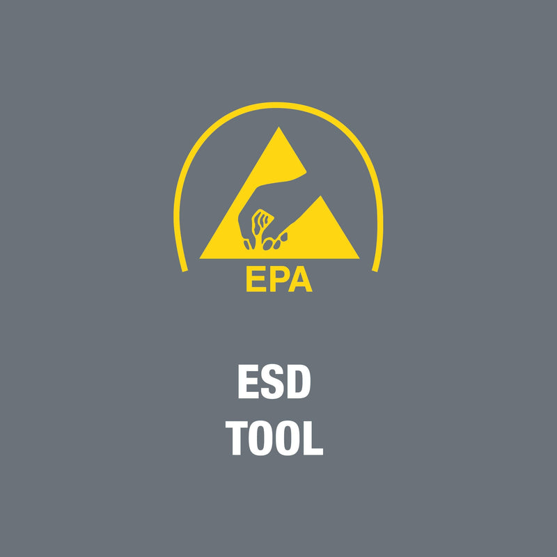 1550/6 ESD Screwdrvr set for electronic applications