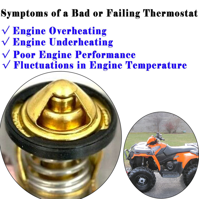 3084940 Polaris Sportsman 500 Thermostat 1996-2013 Compatible with all Sportsman/Ranger 500's and all Sportsman 400 4-strokes (3084940)
