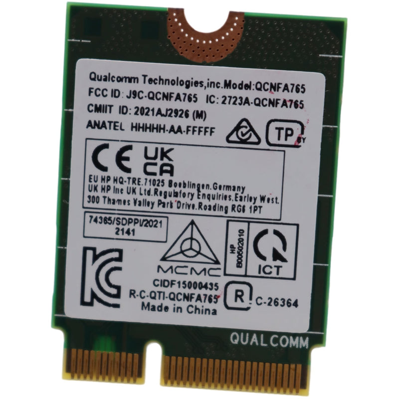 Deal4GO NFA765A QCNFA765 2400Mbps 802.11AX Wi-Fi 6E M.2 NGFF WLAN WiFi Adapter Wireless Card w/BT 5.3 for Qualcomm NFA765 Windows 10 & 11