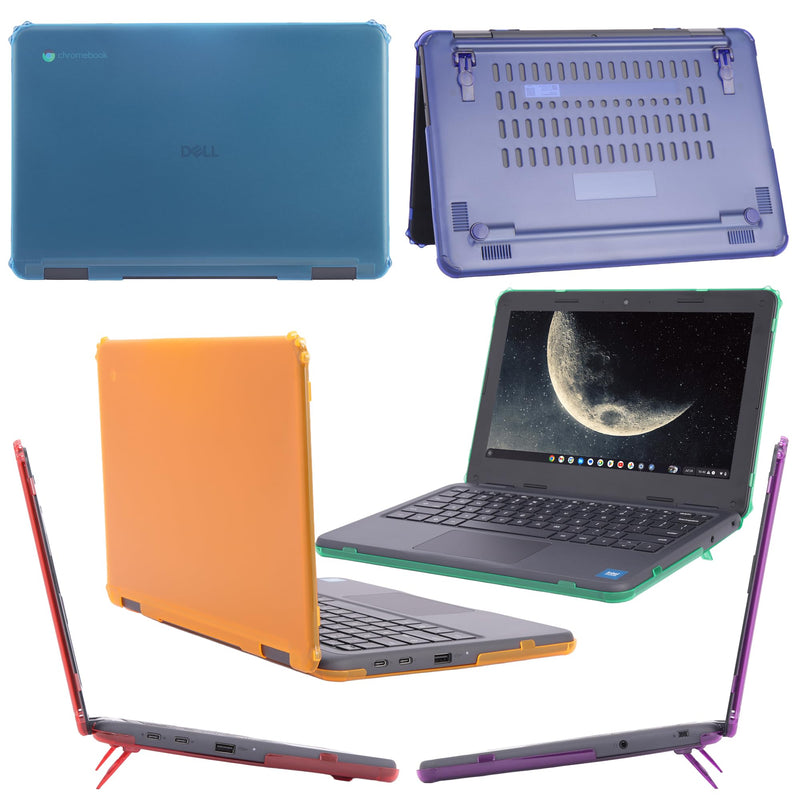 mCover Case Compatible Only for 2026+ 11.6" Dell Chromebook CC11260 Clamshell (180 ° Hinge) Educational Laptop (NOT Fitting Any Other Dell Models) - Aqua