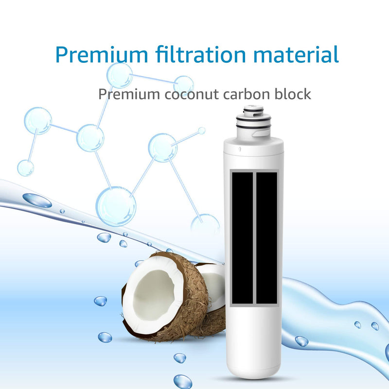 AQUA CREST 750R Drinking Water Filter, Replacement for Culligan® 750R Level 1, 2500 Gallons Extended Lifespan, More Pure Enjoyment, 2 Pack, Model No.WF36-75