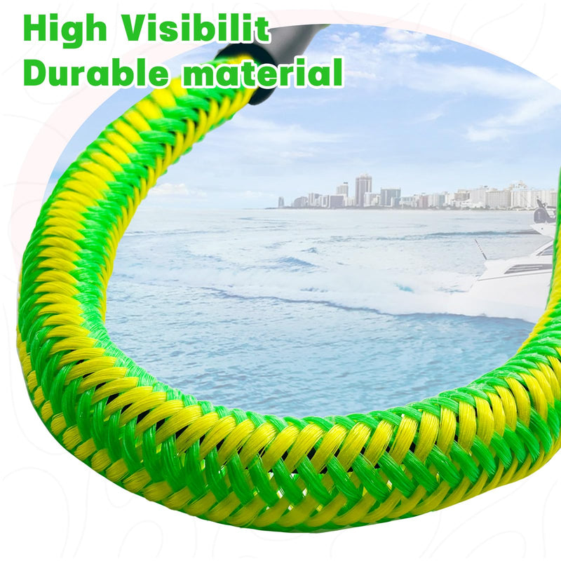 Boat Bungee Dock Lines Bungee Dock Lines for Boats Mooring Rope Bungee Cord Docking String Shock Bungee Docking Ropes for Boat Kayak, Jet Ski, Pontoon, Canoe, Power Boat WaveRunner Green (4X) green-4P