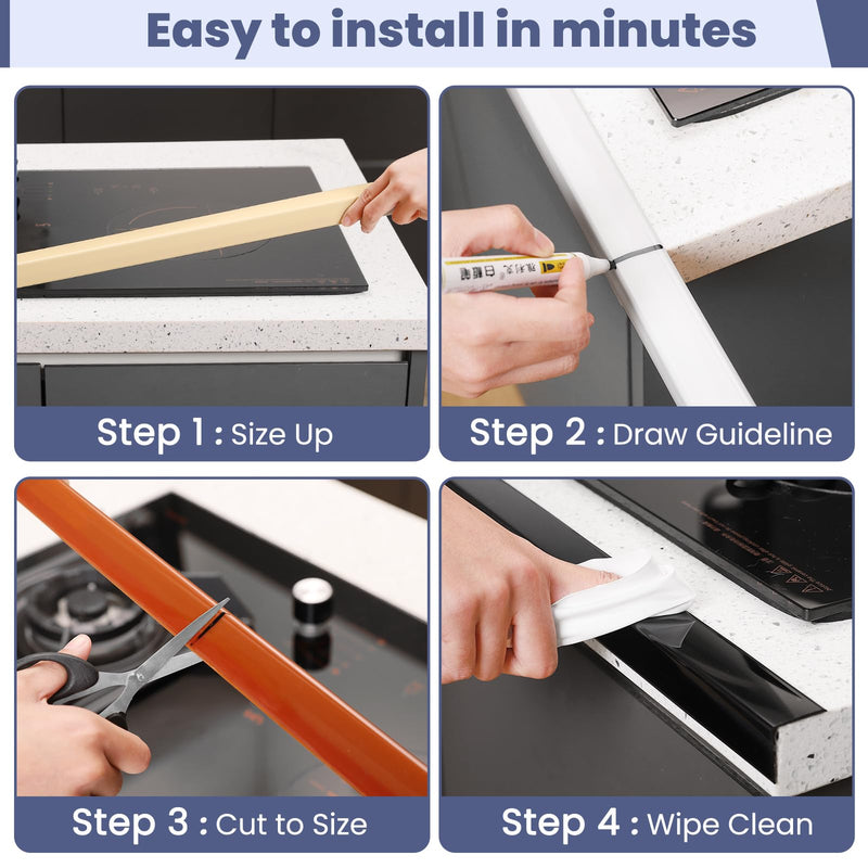 2PCS Wall Corner Protectors Guards - Self Adhesive Corner Protector & Corner Guards for Walls Edge Protection, Easy to Apply - No Tools Needed(Pure White, 31.5"x1.18") 31.5" X 1.18" Pure White 2