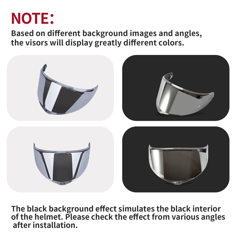 psler Helmet Visor for K6 K6s - K6 K6 s Visor Helmet Face Shield Helmet Accessories Replacement for K6 K6s,Silver-Mirror Silver-mirror