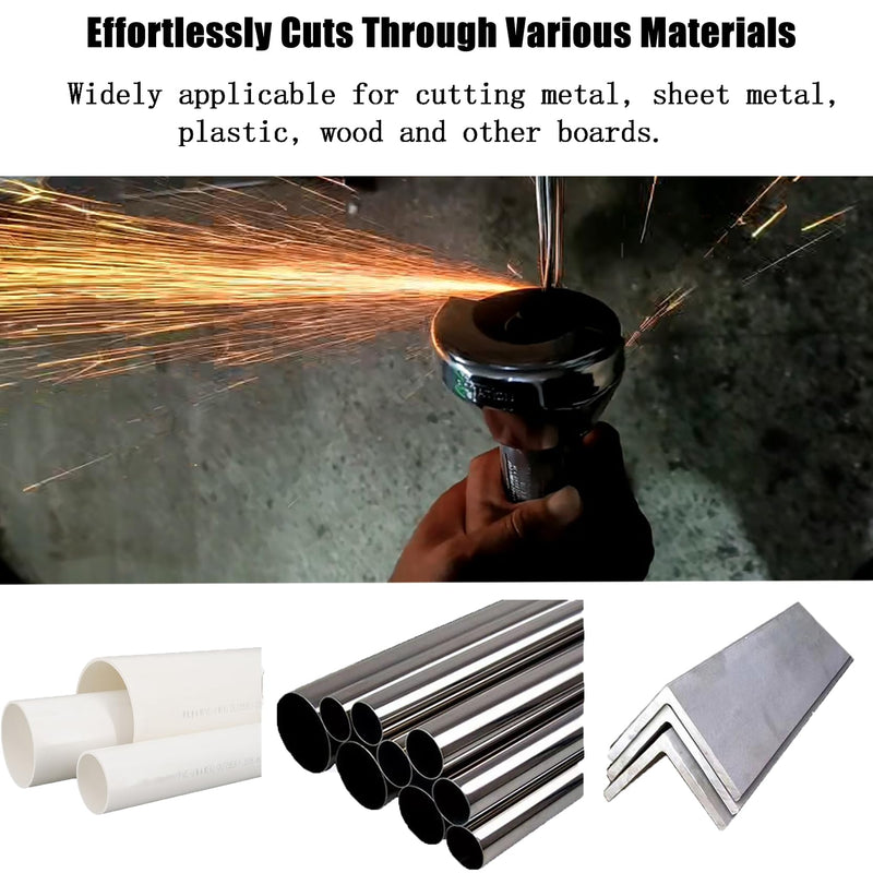 3 Inch Air Cut Off Tool with 10Pcs Cut Off Wheels | High-Speed Air Cutter, 20000RPM, Pneumatic Cutting, For Steel, Inox, PVC, Multiple Functions