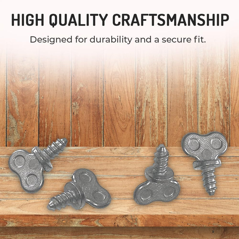 HI-TECH License Plate Thumb Screws 50 Pack – Durable, Easy to Install, Rust-Resistant, Fit for Cars & Trucks - Strong Hold Pack of 50