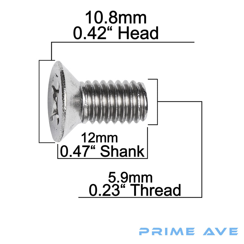 Brake Disc Rotor Screws - Stainless Steel front/rear brake rotor retaining screws - Rust-Proof rotor screws Compatible/Replacement For Audi & VW (Pack of 8) Pack of 8