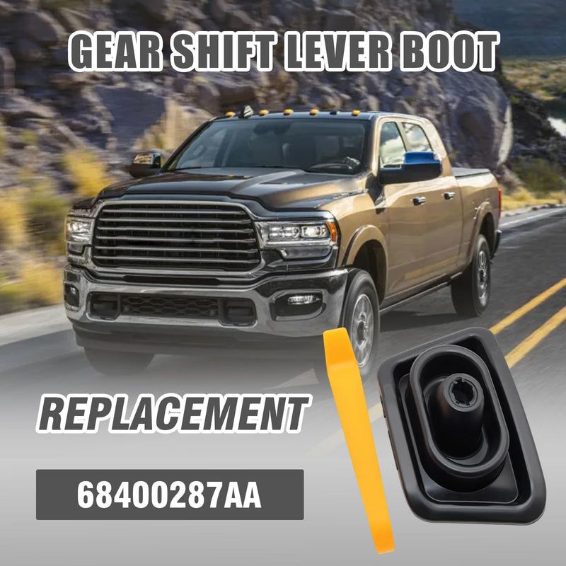 Gear Shift Lever Boot,Fit for Dodge Ram 1500 2500 3500 2011-2013, 2011 2012 2013 2014 2015 2016 2017 2018, 2011 2013-2018 2021 2022 Gear Shift Boot Cover, Replaces 68400287AA