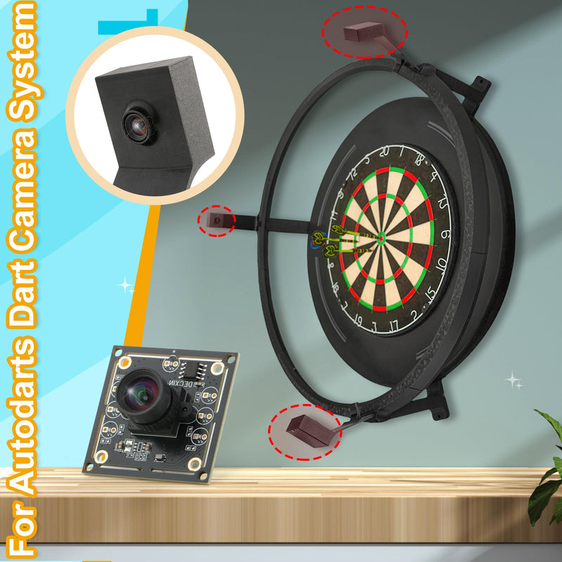3 PCS OV9732 Camera Module 100 Degrees for Autodarts Dart Camera System 1280x720 30fps Face Detection Image Capture 2m Cable Usb2.0 Output Fit WinXP/7/8/10/Linux