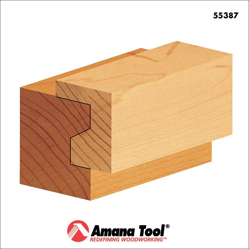 Amana Tool - 55387 Carbide Tipped Drawer Lock 1" Dia x 1/2 Shank