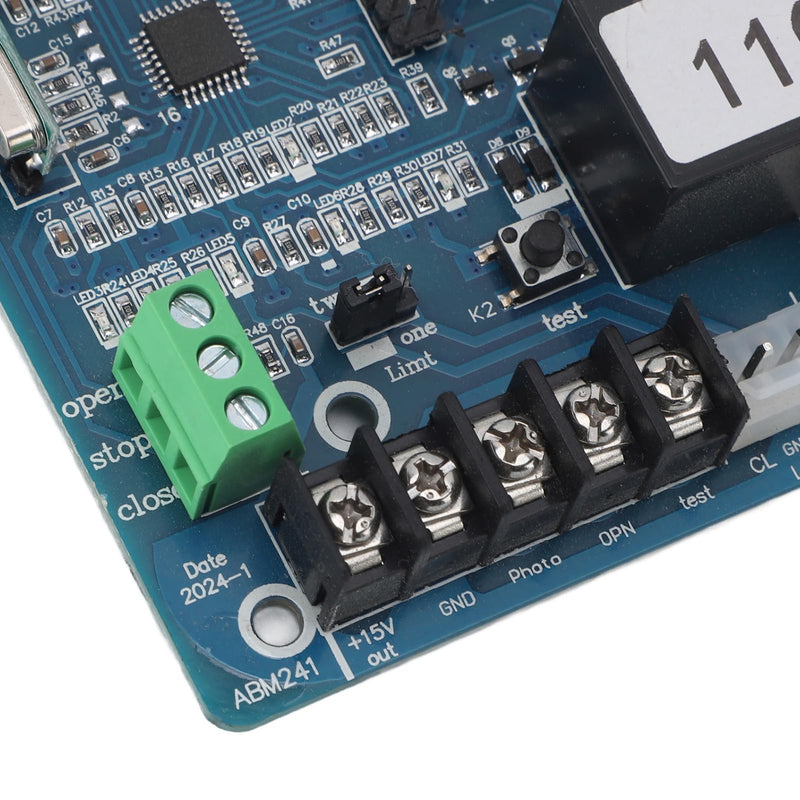 Universal Sliding Gate Opener Circuit Board, Remote Control Capability, 30m Remote Control Distance, Advanced Microcomputer Control (110V) 110V