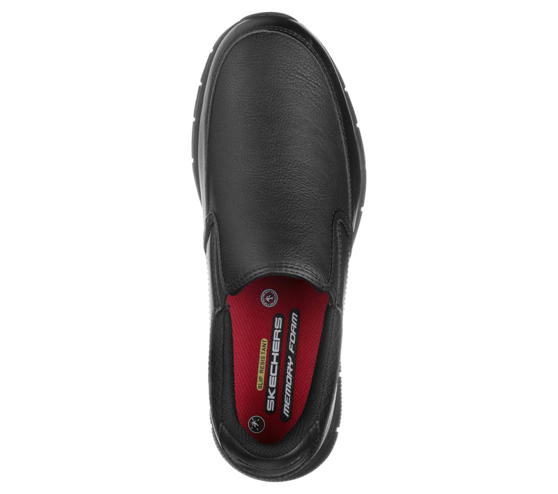 Skechers Men's Nampa-Groton 10.5 Wide Black