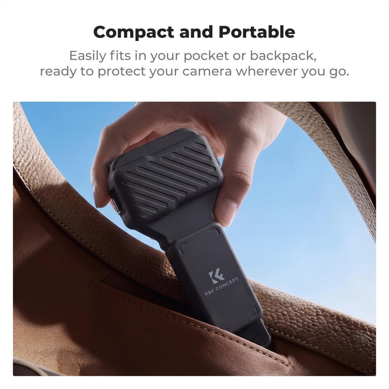 K&F CONCEPT Screen Lens Protector Compatible with Osmo Pocket 4P | Lightweight PC Hard Shell, Protective Lens Screen Gimbal Cover, Protects Lens, Screen & Gimbal from Scratches and Bumps -PT66