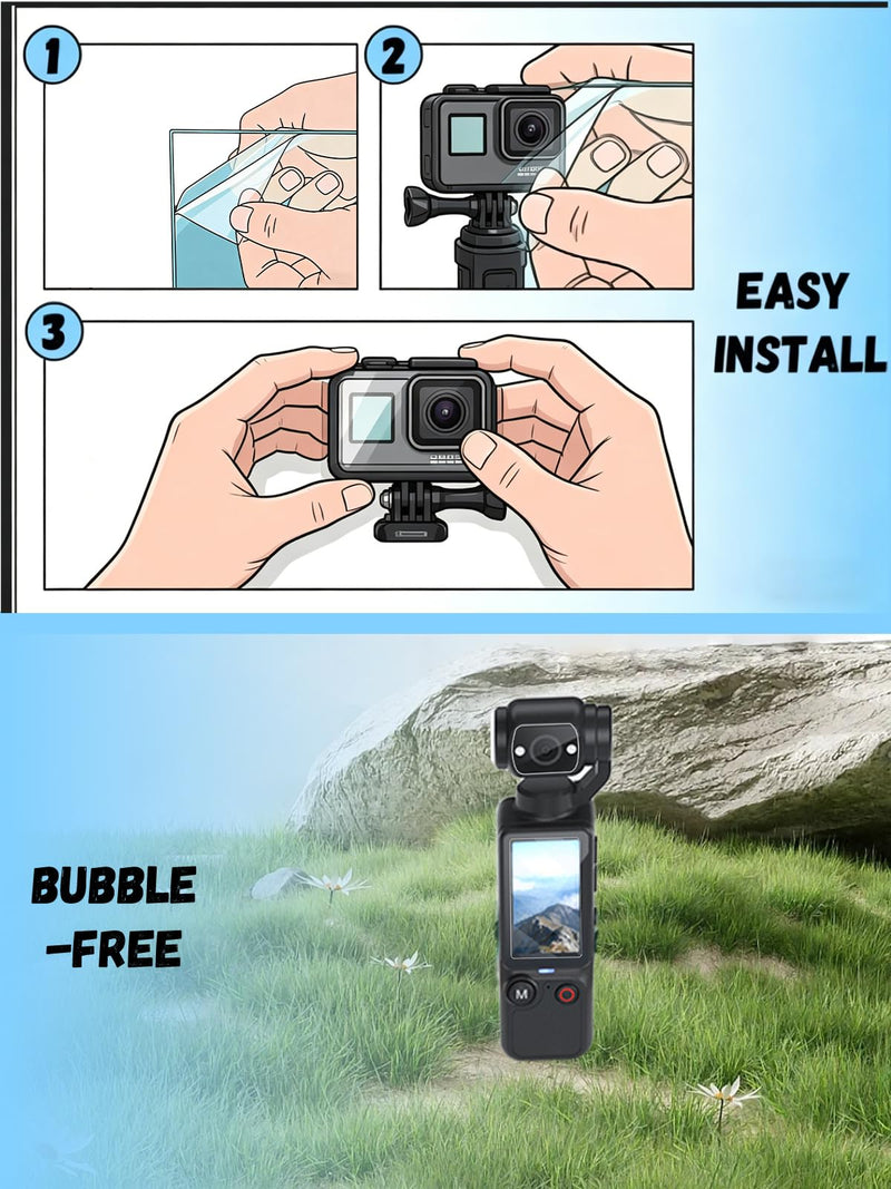 [2 Pack+2 Pack] Screen Protector for W & O Q7, Anti-Glare Self-Healing Hydrogel Film, Shockproof Scratch-Resistant Full Screen Guard, Zero-Delay High Sensitive Touch, Bubble-Free Easy Installation