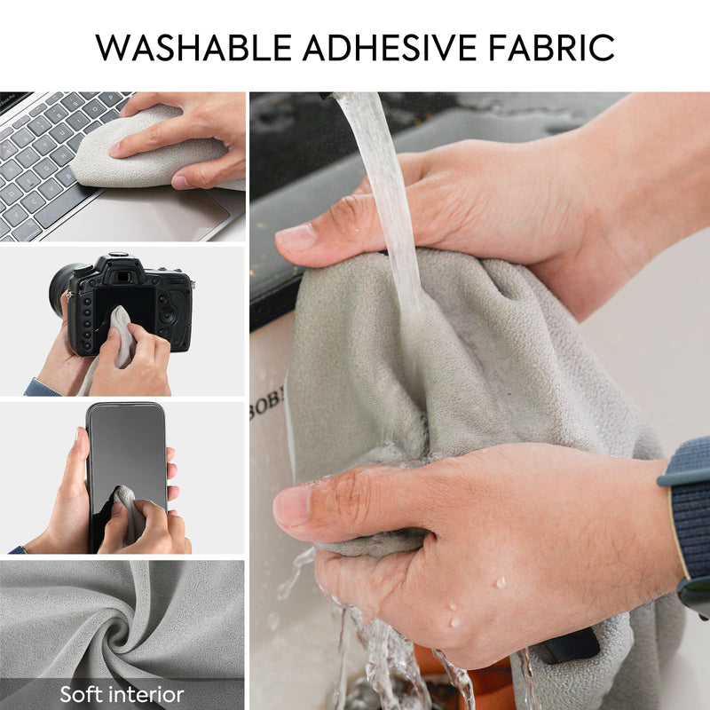 TARION Protective Lens Camera Wrap: Magic Self Adhesive Lens Wrapper Cloth, Soft Firm Thickened for Tech Device Storage 18.5x18.5in(47x47cm) Eureka