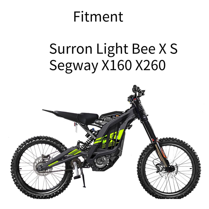 Rear Shock Cradle for Surron Light Bee X S/Segway X160 X260, Surron Motorcycle Accessories Reinforced Rear Shock Absorbing Cradle (Black) Black