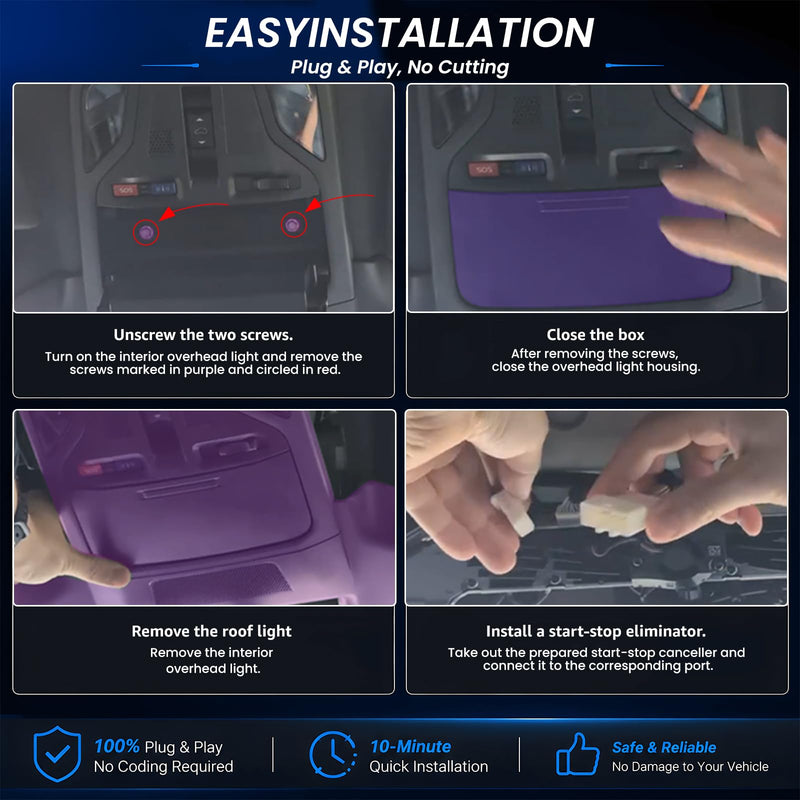 Auto Start Stop Eliminator for 2023-2025 Subaru Outback, Memory Module for Automatic Engine Stop Disable, Fits US and Canada Produced Models Only