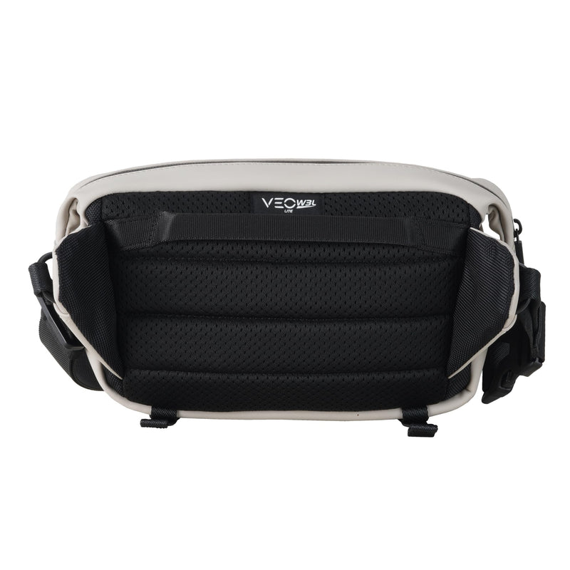 Vanguard VEO Lite W3L Camera & Everyday Waist Pack (Cream) – 3L Capacity, Fits Mirrorless Camera + Accessories, Tripod Strap, Adjustable Wear, Easy-Clean Water-Resistant Design 3 Liter Cream