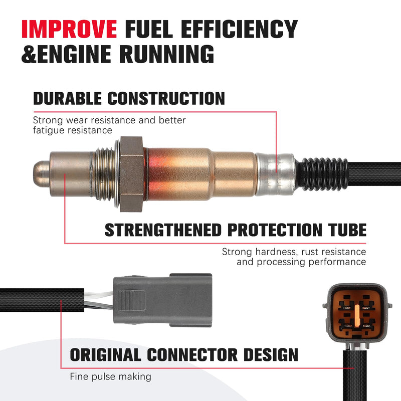 O2 Oxygen Sensor Compatible for Mazda 3 & for Mazda 2, 2010 2011 2012 2013, L4 2.0L 2.5L, Downstream, Bank 1 Sensor 2, 234-4398, 234-4467, 250-24872