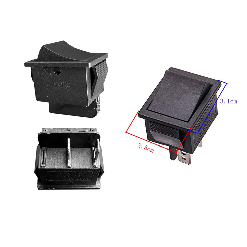 2 Pcs Power Wheel Foot Pedal Switch (2 Pin),Universal Accelerator Foot Pedal for Kids Ride on Car, 6V 12V Kids Electric Cars Replacement Parts Speed Foot Pedal Reset Switch