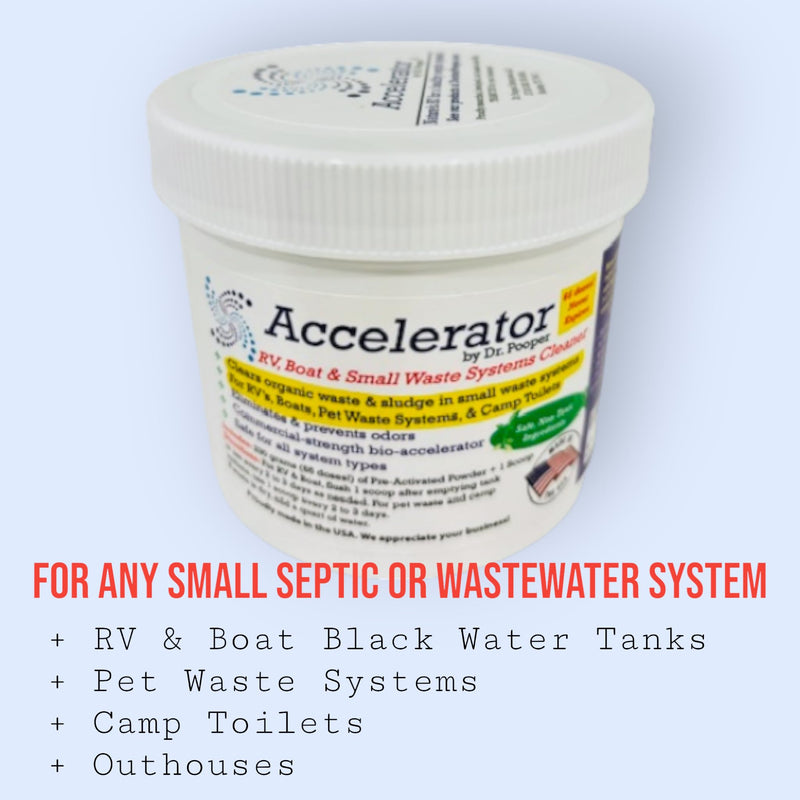 RV Black Water Tank Cleaner by Dr. Pooper, Clears Sludge, Waste, and Odors from RV Tanks