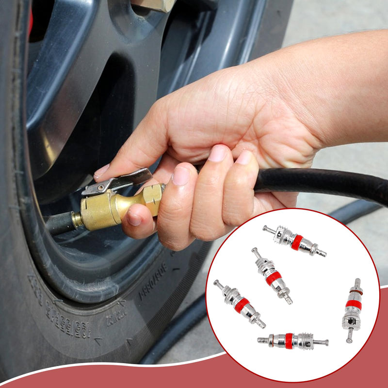 200pcs Valve Stem Cores Replacement Kit, Tire Valve Stems Standard Valve Core Universal Tire Valve Core Kit, Premium Tyre Tire Valve Cores for Most Models of Cars, Trucks, Motorcycles and Bicycles