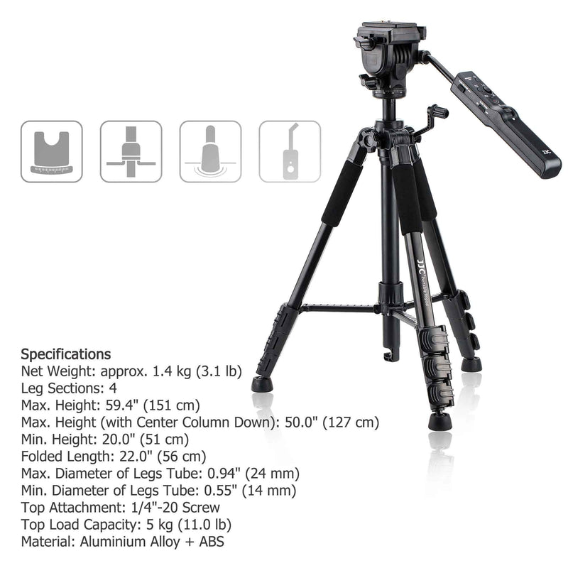 Camera Tripod + 2 Pack (with Flash) Rain Cover：Video Camera Remote Control Tripod + 2 Pack 18" Long Clear Lens Raincoat (with Flash)