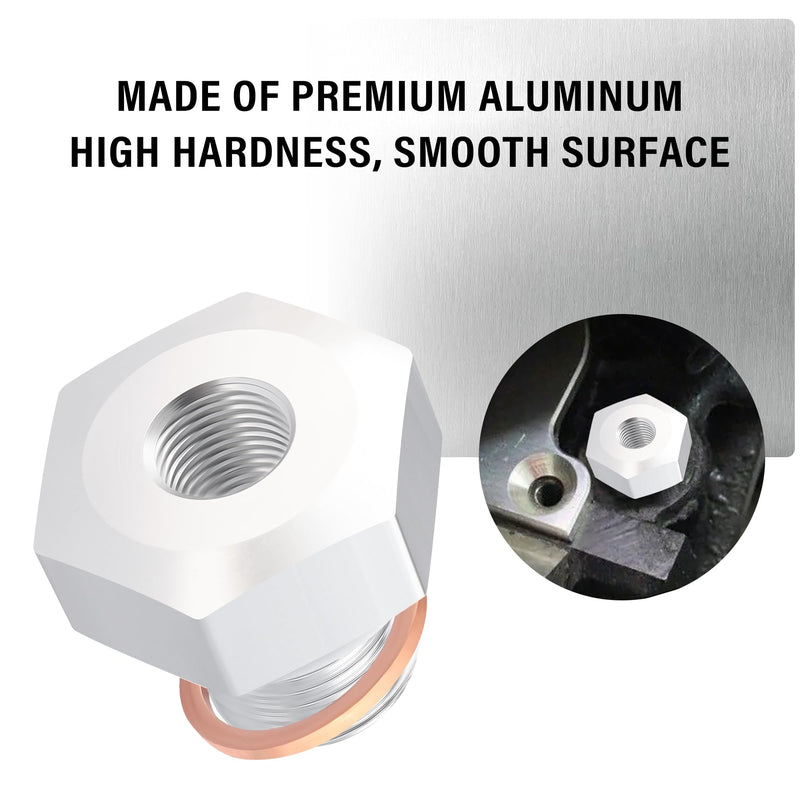 LS Oil Pressure Adapter Compatible with All GM LS Series Engines,M16x1.5 LS Swap Oil Pressure Sensor Adapter,Standard Car Accessories Engine Oil Pressure Sensor Adapter