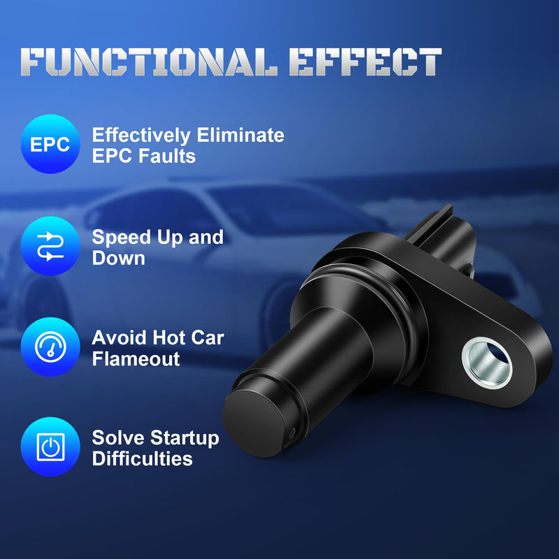 Engine Crankshaft Position Sensor Compatible with Nissan 350Z 370Z Altima Maxima Murano Pathfinder Quest & Infiniti G35 G37 EX35 FX35 M35 Q50 Q60 QX50 QX60 Replaces 23731-JA10B, 23731-JA10C