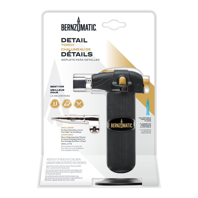 Bernz-O-Matic ST2200T Micro Flame Butane Torch Kit, Small, Black ST2200T Torch