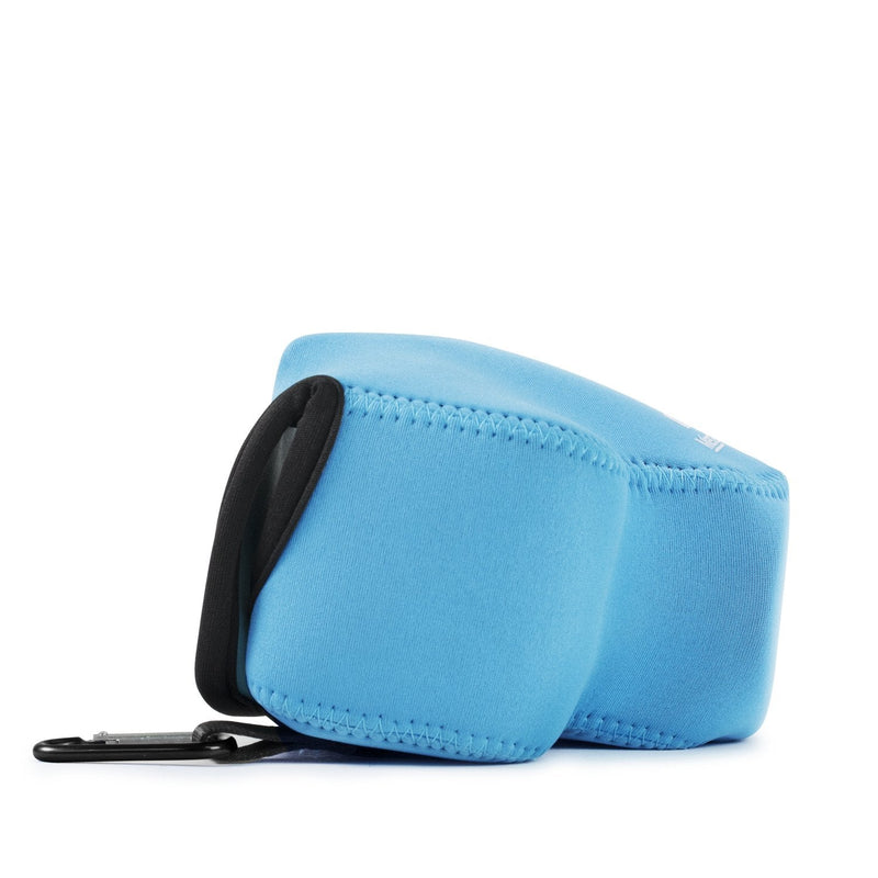 MegaGear Nikon Coolpix L340 Ultra Light Neoprene Camera Case, with Carabiner - Blue - MG786 One Size