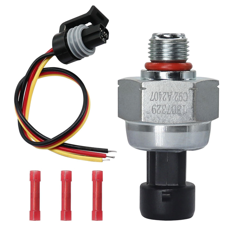 F6TZ-9F838-A ICP Sensor with Harness Kit Injection Control Pressure Fit for Ford Vehicles - 7.3 Powerstroke E-350 F-250 F-350 Super Duty Replaces # F6TZ-9F838-A F4TZ9F838A 1807329C92 CM5227