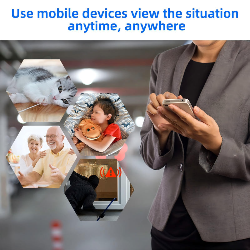 LIZVIE Phone Camera Charger, 1080p HD Hidden Camera Charger Motion Detection Remote View – 2.4G WiFi - Wide-Angle 170°App/SD Storage Nanny Cam for Home Security Indoor.