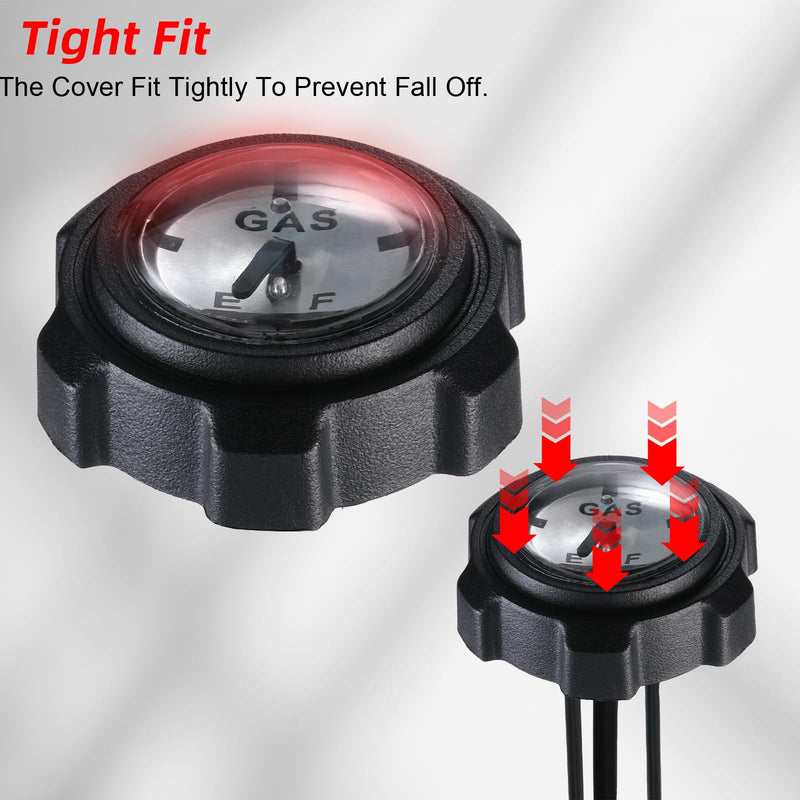 Fuel Gauge Gas Cap for Polaris Ranger, Replacement OEM# 1240119, Gas Cap with Gauge Compatible with Polaris Ranger 400 500 700