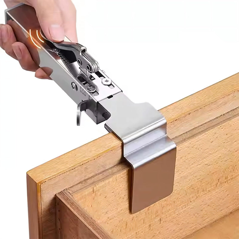 Drawer Front Installation Clamps, Adjustable Drawer Fixing Clamp,for Drawer Clamps for Drawer Panel Installation Fixing Clips With Woodworking Pencil - 2 Sets