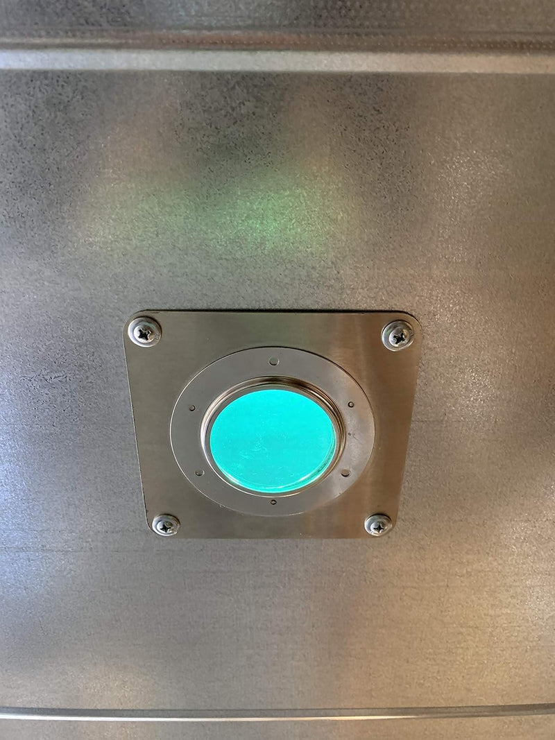 UV Inspection Viewport - Sight Glass for UVC Installations, HVAC Duct Mounted Viewport Sight Glass - Ultra Violet Lamp Installation Viewport (3) 3