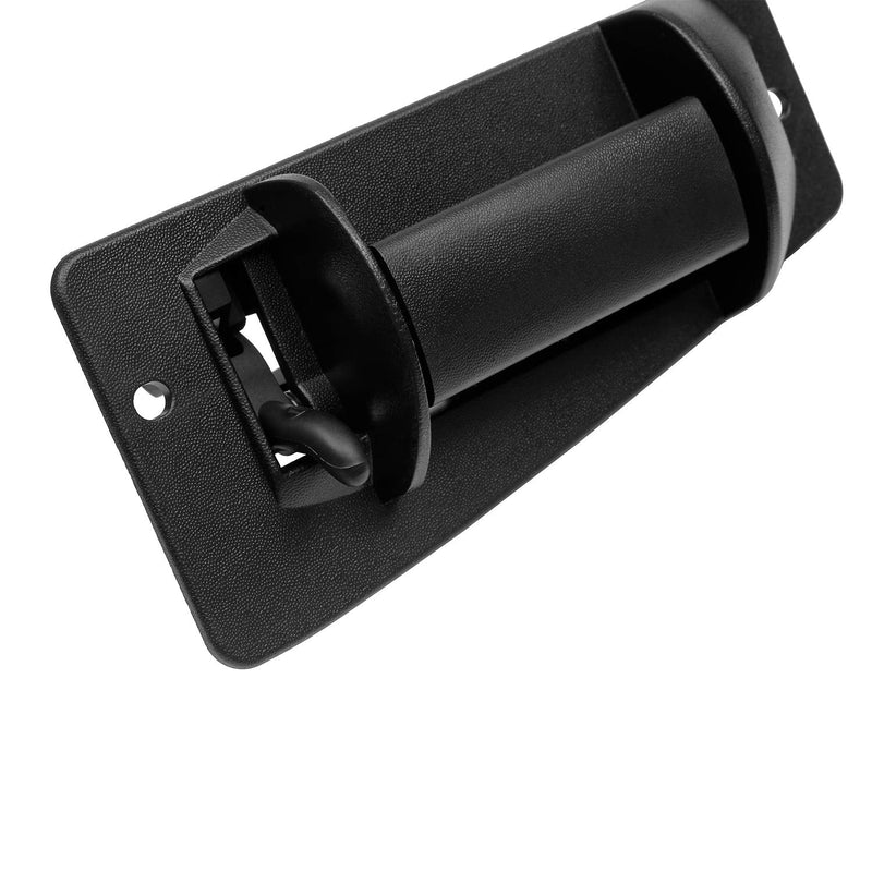 Extended Cab Door Handle Rear Left Driver and Right Passgenger Side | for 1999-2007 Chevy Silverado GMC Sierra 1500 2500 3500 | Replaces# 15758171, 15758172 Plastic Black