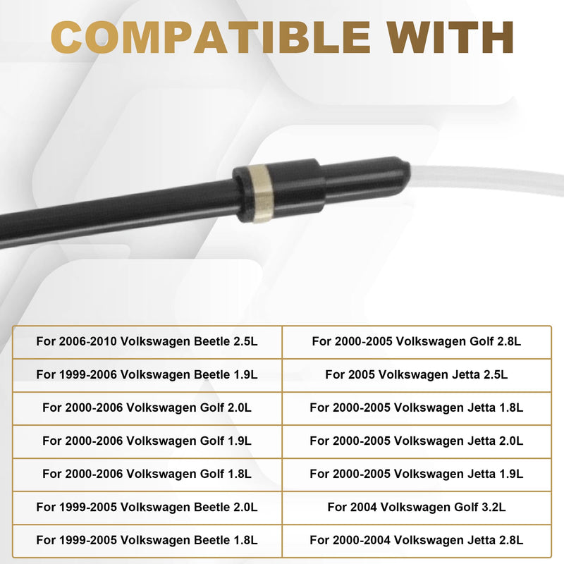 PartsFlow Emergency Parking Brake Cable For 1999-2010 Volkswagen Beetle For 2000-2006 Volkswagen Golf For 2000-2005 Volkswagen Jetta 1J0609721AC, 1J0 609 721 AC