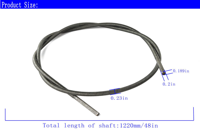 C506000030 Flexible Drive Shaft Compatible with Echo Inner Flex Flexible Shaft for GT-140 GT-200 GT-225