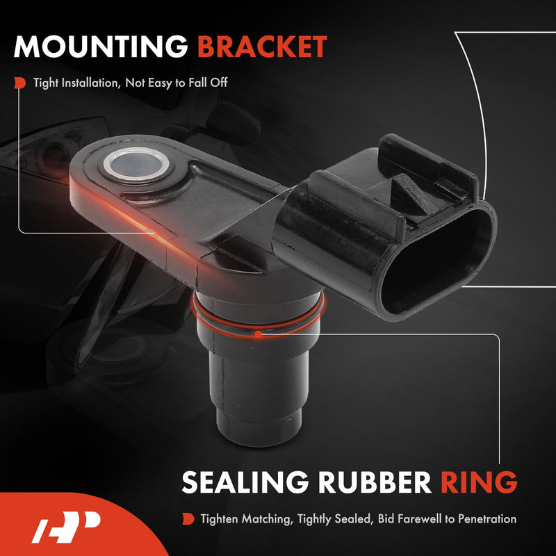 A-Premium 2-PC Engine Camshaft Position Sensor Compatible with Chevrolet Equinox, Malibu, Impala, Captiva Sport, HHR & GMC Terrain & Buick LaCrosse, Verano, Regal & Saab 9-5 & Saturn Aura & Pontiac G5
