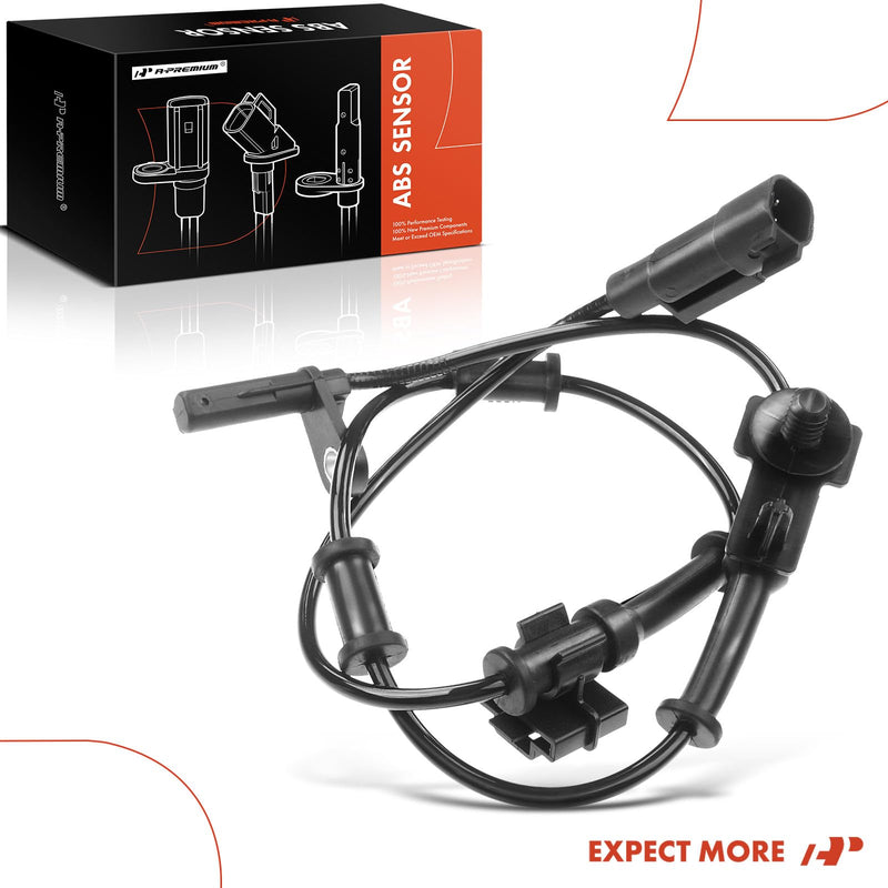 A-Premium Front Left or Right ABS Wheel Speed Sensor - Compatible with Chrysler & Dodge Models - Charger, Challenger, 300 2015-2020 - Front Driver or Passenger Side, Replace# 68199987AC, 68199987AA Pack of 1