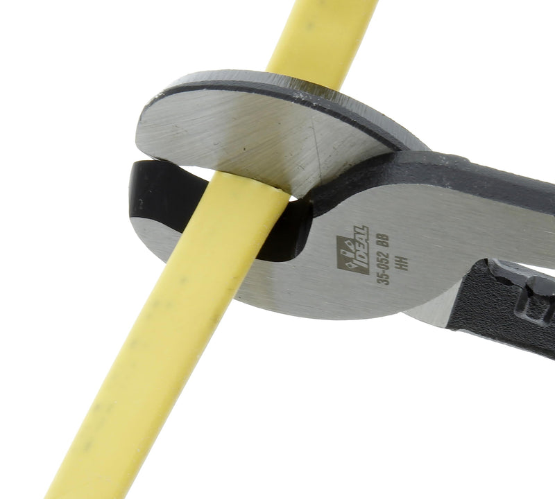 Ideal Electrical 35-052 Cable Cutter - 9.5 in., by-Pass Cutter Blades Wire Cutting Tool for 2/0 Copper, 4/0 Aluminum