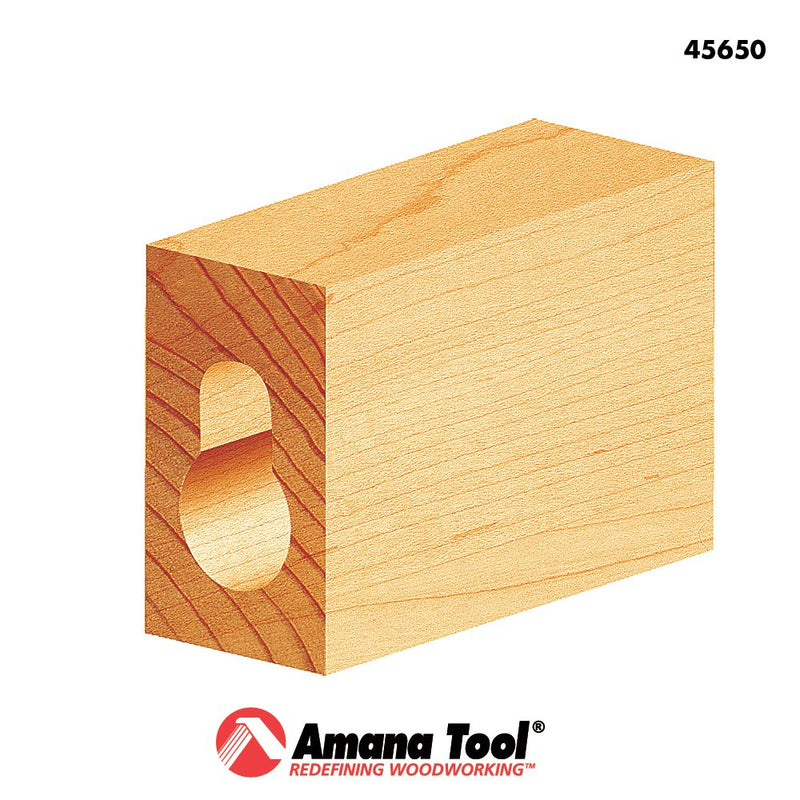 Amana Tool - 45650 Carbide Tipped Keyhole 3/8 Dia x 3/8 x 1/4" Shank