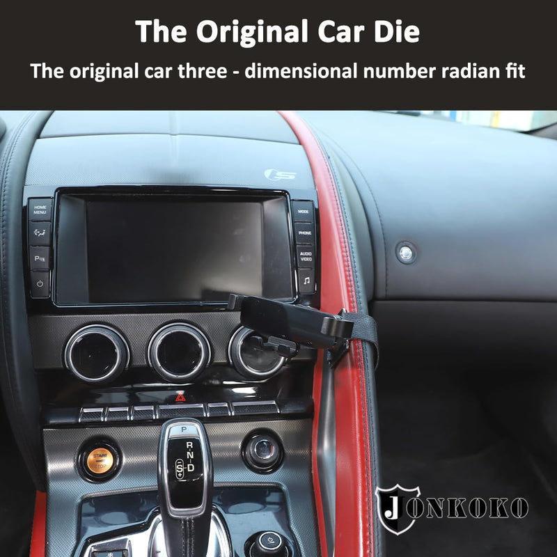 Car Central Control Armrest Car Phone Mount for Jaguar F-Type 2013-2024 Auto Mobile Phone Holder Accessories (Style A) Style A