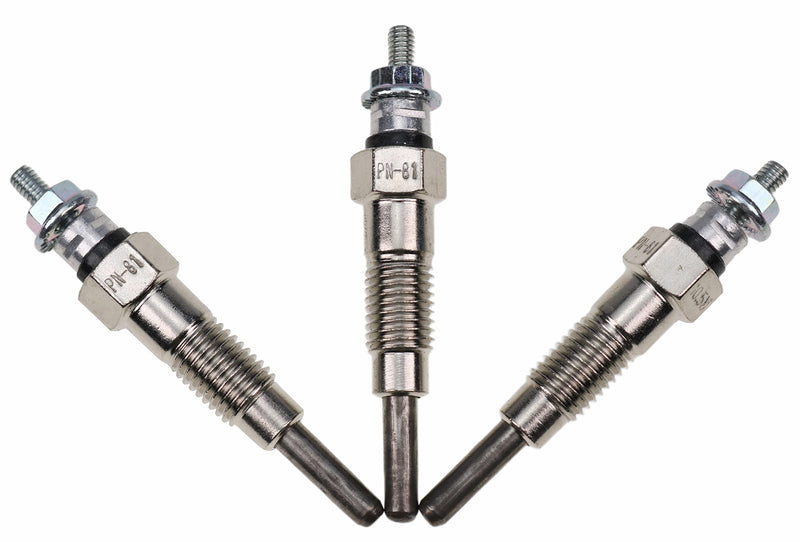 JEENDA 3PCS Glow Plugs M87919 AT110814 for John Deere 330 332 375 430 455 655 755 855 F915 F925 F935 X495 X595 1435 2030 2500 2210 4010 4110 670 770 Yanmar 3TN66C 3TN66UJ 3TNA72UJ 3TNA72UJ3 3TNE74