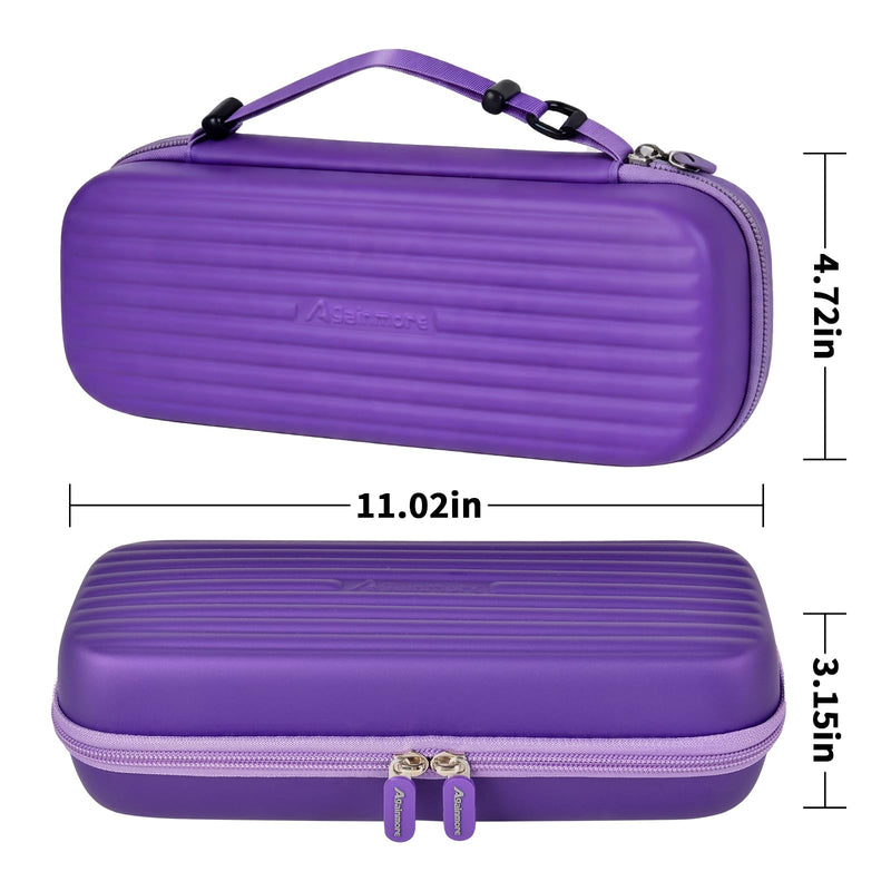 Stethoscope Case Compatible with 3M Littmann Classic III/for MDF Instruments/for Paramed/for FriCARE Monitoring Stethoscope, Extra Room for Doctor & Nurse Accessories-Purple Purple