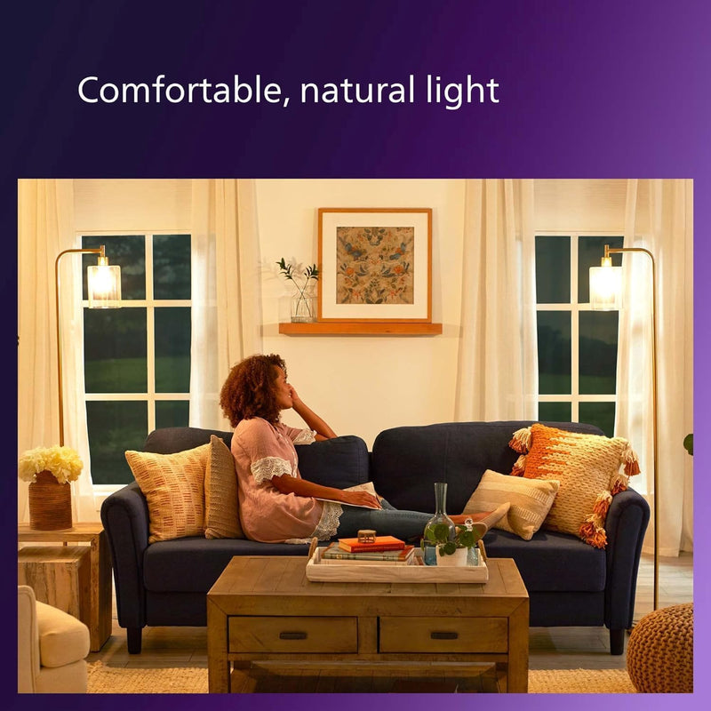 PHILIPS LED 40W B11 9-Pack Ultra Definition Soft White (2700K) 300 Lumen (3.5W = 40W) Dimmable Clear Flicker-Free Candelabra Light Bulbs Soft White (2700k) E12
