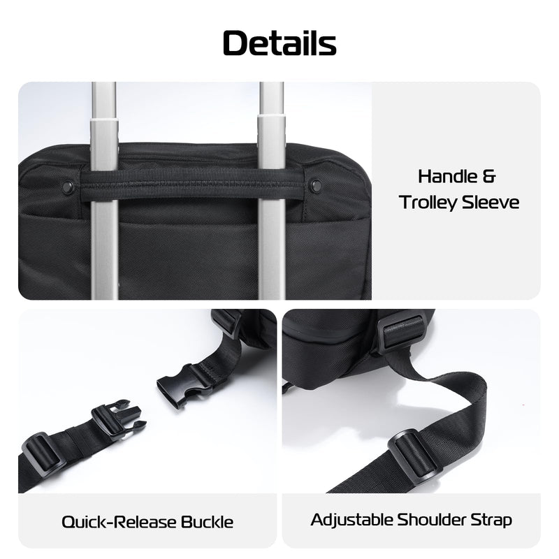 ULANZI 10L Camera Sling Bag, Water-Resistant Camera Case with Tripod Holder | DSLR/SLR/Mirrorless Camera Bags Crossbody for Photographers Video Photo Live Travel Outdoor Work Photography Accessories
