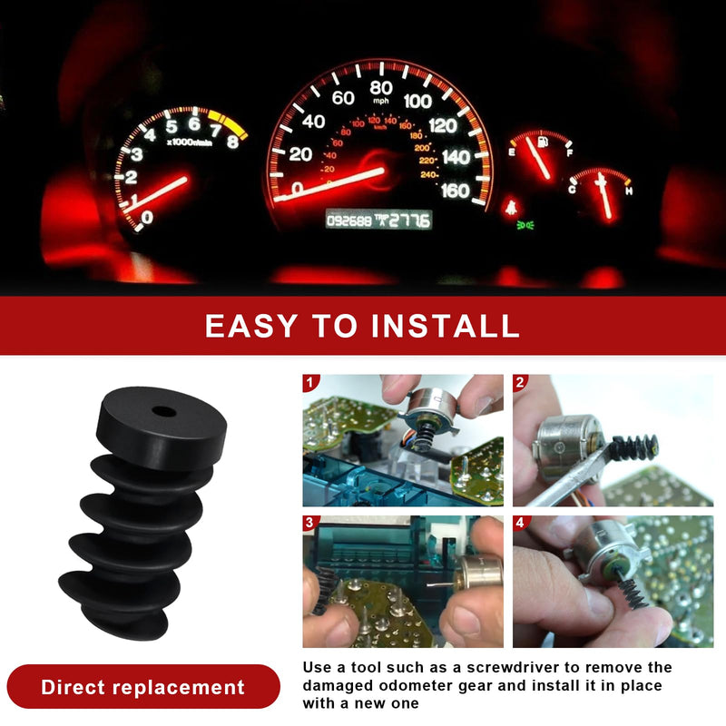 926-321 Odometer Gear Kit Replacement for Ford Ranger 1995 1996 1997 1998 1999 Speedometer Worm Gear, Fit for Select Ford/Mazda/Mercury Models Odometer Gear Repair Part, 1 Pack