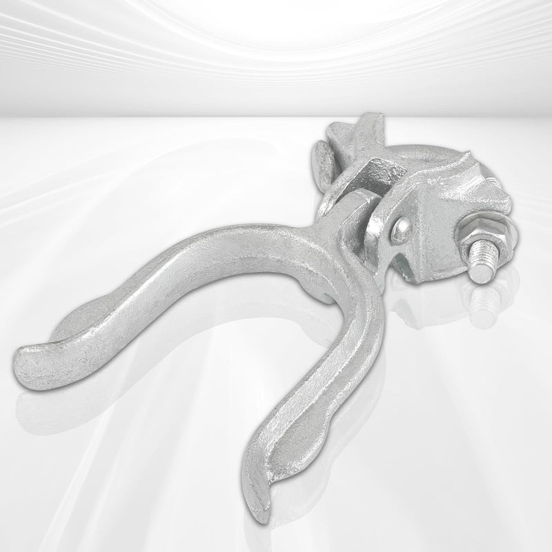 Chain Link Fence Gate Fork Latch - Commercial Heavy Duty - Malleable - Galvanized Gate Latch with Hole for Padlock (1-3/8" x 1-7/8" (2")) 1-3/8" x 1-7/8" (2")